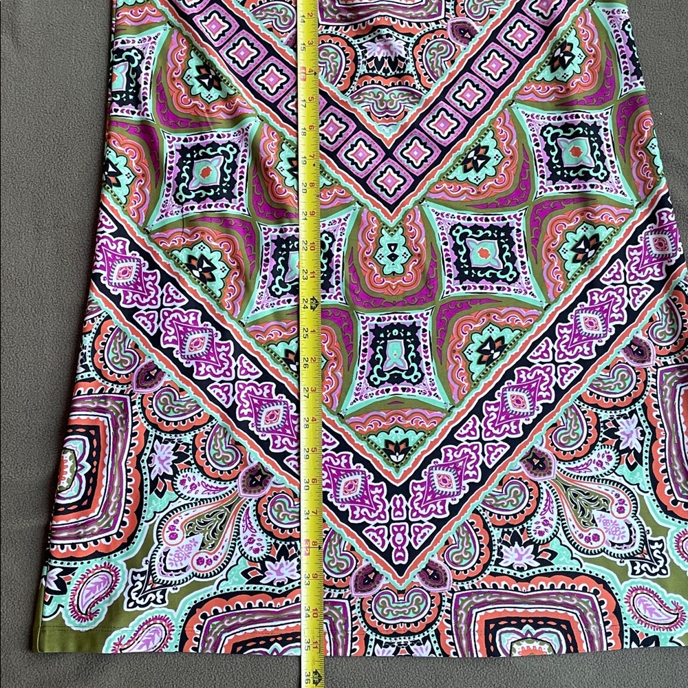 MSK Multicolor Paisley Dress, Small - Picture 7 of 11
